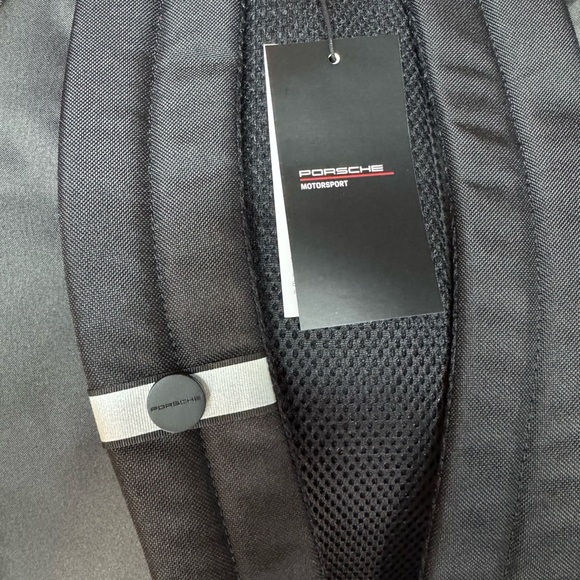Porsche Motorsport Backpack – Black & Red Racing Backpack – New With Tags - Picture 4 of 5